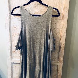 Kimchi Blue - Grey Cold Shoulder Top